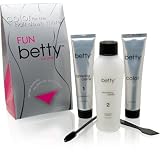 Color for the Hair Down There - Fun Betty Kit Includes: Lightening Cream + Developing Creme + Hair Color + Applicator + Tray + Gloves