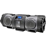 NEW Kaboom! Portable CD Boombox iPod Dock with Guitar and Microphone Input (Personal & Portable)