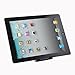 Fashion Black Desk Plastic Solid Stand Hard Carrier Holder for iPhone 4S iPad 2 3