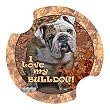Bulldog Carsters - Coasters for Your Car