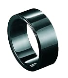 Fred Bennett Mens R2729 Stainless Steel Black PVD Ring - Size Small