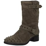 Kelsi Dagger Women's Ranger Motorcycle Boot,Taupe Suede,9.5 M US