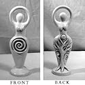 Spiral Goddess Statue