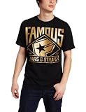 Famous Stars and Straps Men's Boh Mlb Tee, Black/Gold, X-Large