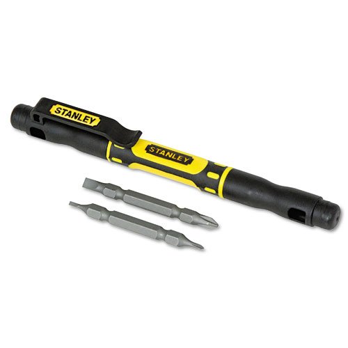 Stanley - 4-in-1 Pocket Screwdriver, Black