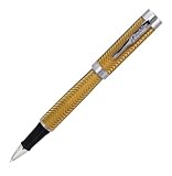 Conklin Herringbone Rollerball Pen, Golden Yellow (CK71012)