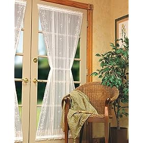 Sheer Divine - Door Panel 42 x 63, Flax by Heritage Lace