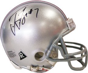 Ted Ginn, Jr. signed Ohio State Buckeyes Mini Helmet