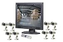 Q-See QT19DVR8C 19-Inch TFT Monitor w/Built-In 8 Channel Digital Video Recorder & 8 Weatherproof CCD Cameras w/Night Vision (Color)