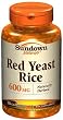 Sundown Naturals Red Yeast Rice, 600 mg 60 capsules