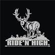 Upstream Images Ridin High Silver Widow Decal
