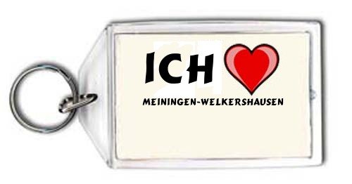 Ich liebe Meiningen-Welkershausen Schlüsselhalter