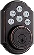 Kwikset 909 SmartCode&reg; Electronic Deadbolt featuring SmartKey&reg; in Venetian Bronze