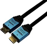 HORIC ハイスピードHDMIケーブル 1.5m イーサネット 3D 4KX2K解像度 フルHD 対応 金メッキ端子 HDM15-893BL