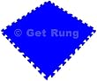 GET RUNG MATS: BLUE 24 SQ Ft Pack foam interlocking mats anti fatigue exercise flooring safety gym multi purpose floor mat RC race track racetrack yoga pilates eva garage tradeshow booth retail