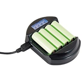Chargeur de piles, affichage de la charge par LCD. TEC516. CLIPSONIC TECHNOLOGY