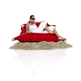 Fatboy Outdoor Buggle-Up Bean Bag Lounge Chair, Red
