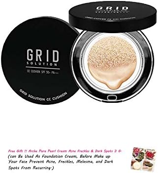 Grid Solution CC Cushion SPF 50+ PA+++ Made In Korea [Get Free Tomato Facial Mask]