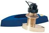 Cobra CM 610-002 Bronze Through Hull Triducer Connects to Cobra Marine Black Box Fishfinder