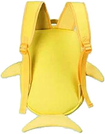 Your Gallery Unisex Baby's Cute Dolphin Shape Diving Material Backpack Schoolbag, yellow