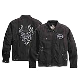 Harley-Davidson� Mens Black Top Jacket-LIMITED EDITION. Lightweight. Reflective appliqu�.... by Harley-Davidson�
