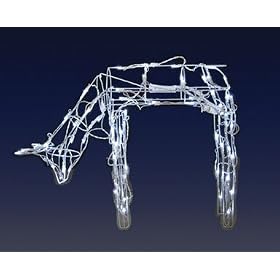 Brite Star Imports-a 48-093-23 Led Lighted 3d Feeding Doe 48"