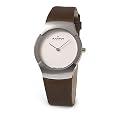 Skagen Damenarmbanduhr Swiss Slimline Leder 582SSL