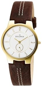 Skagen Men 433LGL1 Leather Watch
