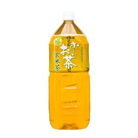 (お徳用ボックス) お~いお茶 焼きたての香り 玄米茶 2L×6本