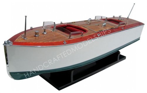 41 KqF4Sz5L Mae West Runabout Wooden Replica Speedboat Model Boat Replica Classic Speed Boats Antique Authentic Model Nautical Rc Remote Control