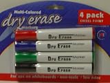 DRY ERASE MULTI-COLORED MARKERS(4 Pack)