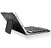 Tabsuit 8'' Keyboard Case - Ultra Slim SmartShell Stand Cover with Magnetically Detachable Wireless Bluetooth Keyboard for Dragon Touch 8 inch Tablet and more 8'' Tablet PC