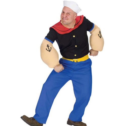 Click To Adult Popeye Costume Details... Adult Popeye Costume
