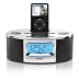 Homedics HMDX-C20 Speaker Dock for iPod with AM/FM Clock Radio and Nature Sounds, Silver
