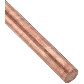 Copper 145 H02 Round 0.25" Cut to 12"