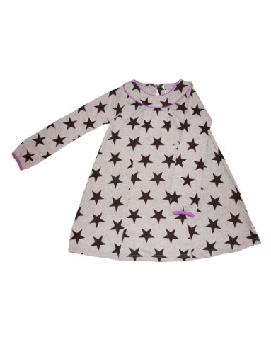 Green Cotton M&auml;dchen Kleid (knielang), All over Druck 1550042500, Eliza, Gr. 92, Grau (Pal Preisvergleich