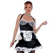 3pc Sexy French Maid Womens Halloween Costume