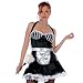 3pc Sexy French Maid Womens Halloween Costume