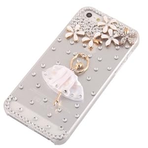 Fleurs De 3D Et De Petite Fille Pour Iphone 4/4S: High tech