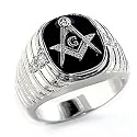 Mens Masonic Ring, Size: 8-13