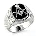 Mens Masonic Ring, Size: 8-13