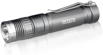 Niteye 500 Lumens LED Waterproof Flashlight, Army Grey, 4.93 x 0.94 x 0.94mm