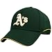 Men`s Oakland Athletics Green Batting Practice Flex Fit Cap