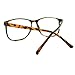 MODA Tortoise Square Clear Lens Eyeglasses Oversized Thin Fashion Glasses Frame