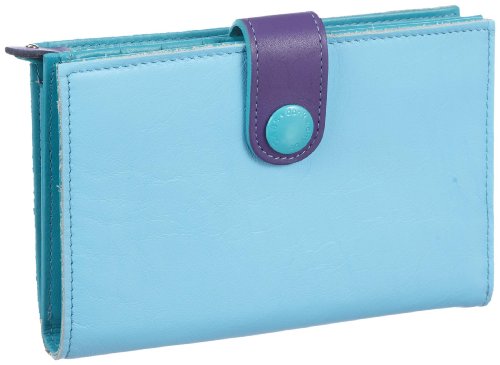 Gabs GMONEY GMONEY4, Damen Portemonnaies, T&uuml;rkis (azzurro+viola 2541), 14x9x2 cm (B x H x T)