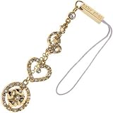 BABY PHAT Gold 3 CHARM CRYSTAL PAVED Cell Phone Charm