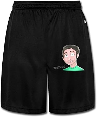 SDUNK Men's Tobuscus Logo Performance Shirt Take Part In Sports Training, Training Shorts M