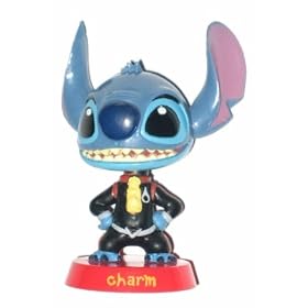 Leroy & Stitch Charm Mini Bobble Head Figure
