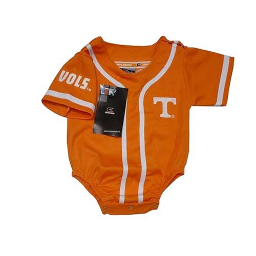 Buy Tennessee Volunteers- University of- NCAA Baseball Infant baby Onesie Jersey 18-24 months by Colosseum