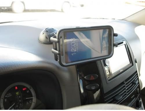 High Grade Car Dash Holder / Windshield Cradle Mount for Verizon Ellipsis 7 / 8 Inch Tablet (accommodates skins, bumpers or rugged cases)